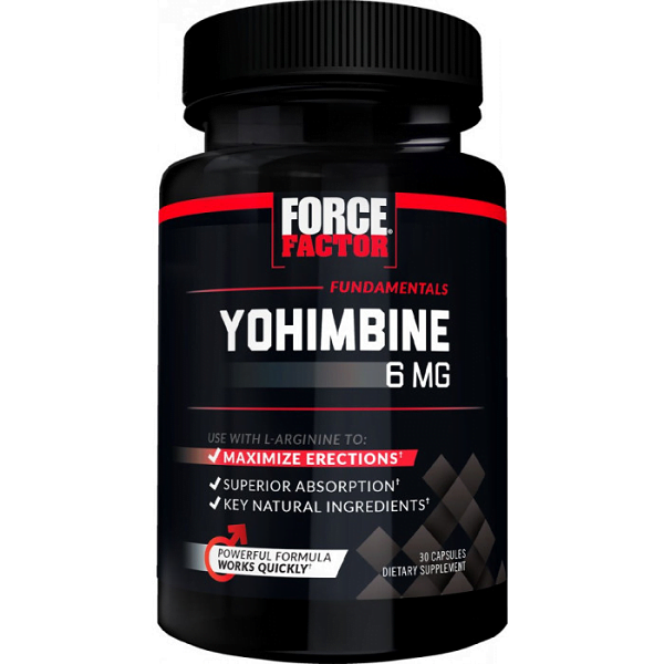Force Factor Yohimbine 30caps Muscle Build 5899