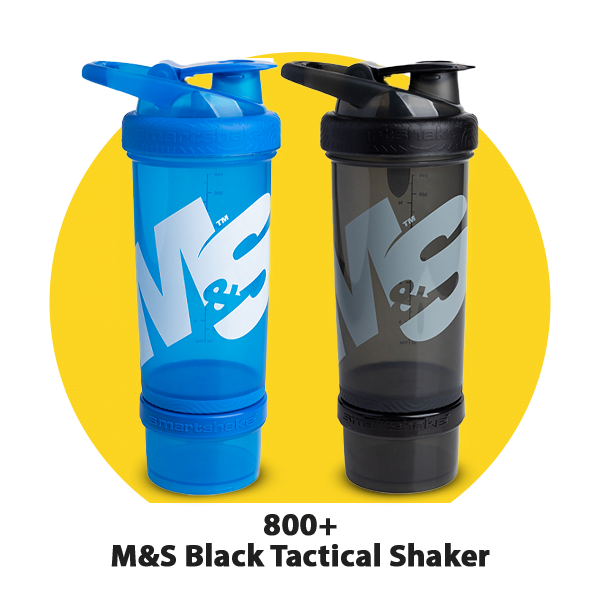 800+ M&S Black Tactical Shaker