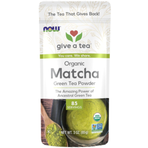 NOW Foods Organic Matcha Green Tea Powder, 3oz (CLEARANCE)