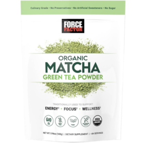 مسحوق الشاي الأخضر العضوي من Force Factor Matcha، 84sv