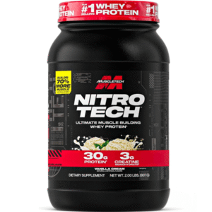 MuscleTech NitroTech Whey Protein, 2lbs