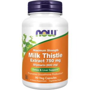 NOW Foods Silymarin (Milk Thistle Extract) 750mg, 90caps