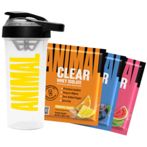 Animal Clear Whey Shaker + 3 Samples